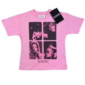 Cotton On Kids Blackpink K-pop Short Sleeve T-Shirt Pink Size 3